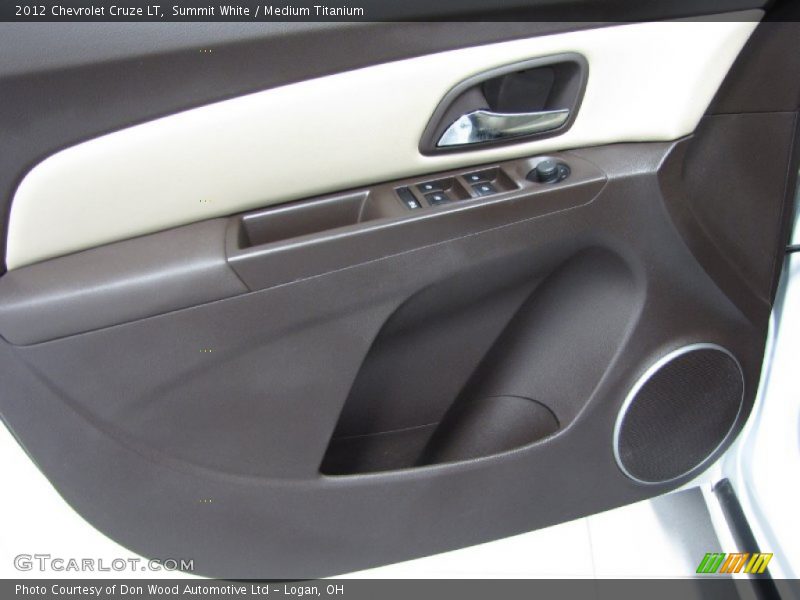 Summit White / Medium Titanium 2012 Chevrolet Cruze LT