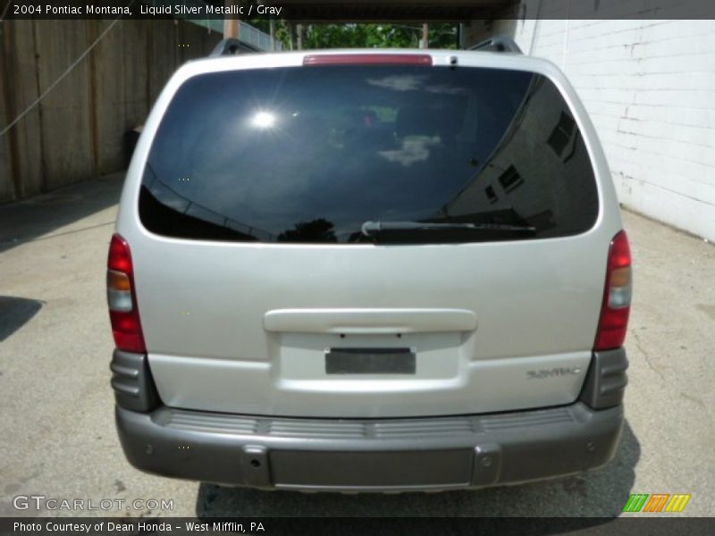 Liquid Silver Metallic / Gray 2004 Pontiac Montana