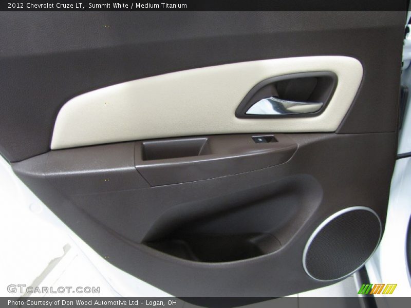 Summit White / Medium Titanium 2012 Chevrolet Cruze LT