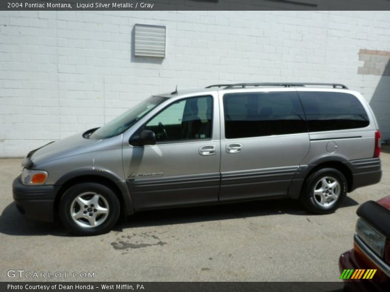 Liquid Silver Metallic / Gray 2004 Pontiac Montana