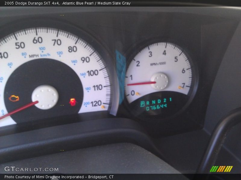 Atlantic Blue Pearl / Medium Slate Gray 2005 Dodge Durango SXT 4x4