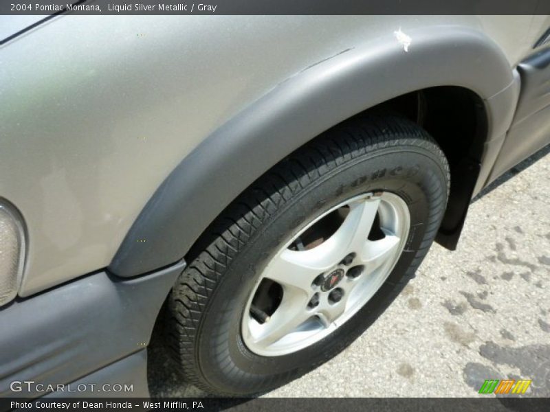 Liquid Silver Metallic / Gray 2004 Pontiac Montana