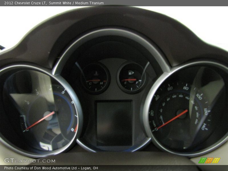 Summit White / Medium Titanium 2012 Chevrolet Cruze LT
