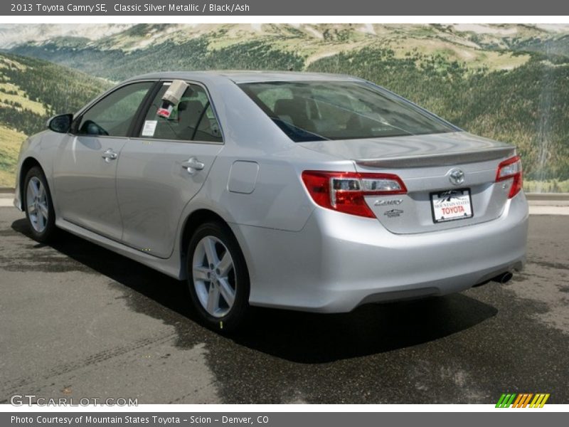 Classic Silver Metallic / Black/Ash 2013 Toyota Camry SE
