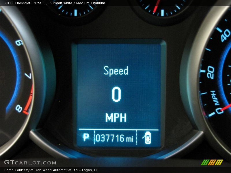 Summit White / Medium Titanium 2012 Chevrolet Cruze LT