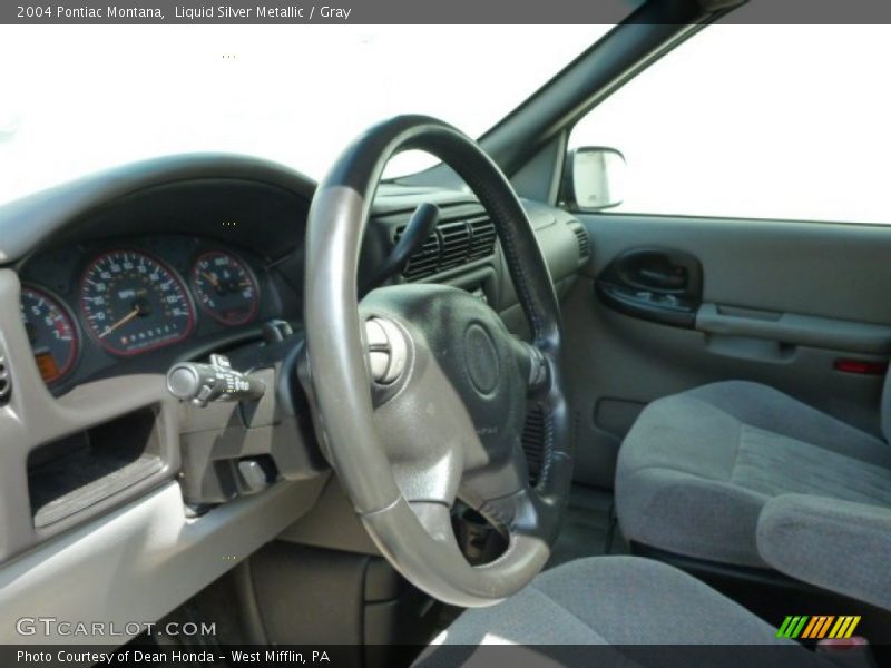 Liquid Silver Metallic / Gray 2004 Pontiac Montana