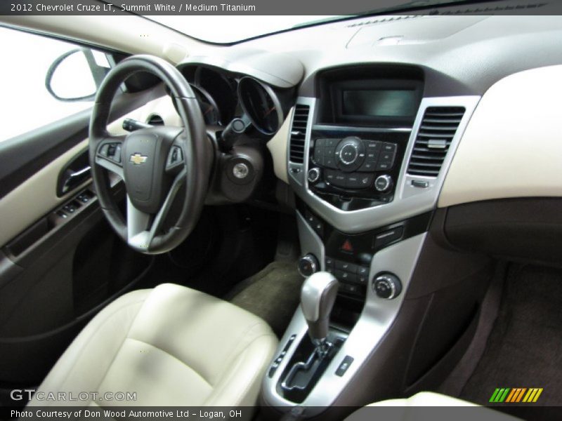 Summit White / Medium Titanium 2012 Chevrolet Cruze LT