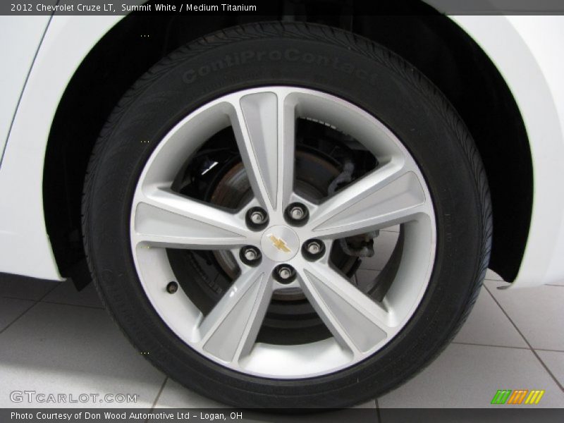 Summit White / Medium Titanium 2012 Chevrolet Cruze LT