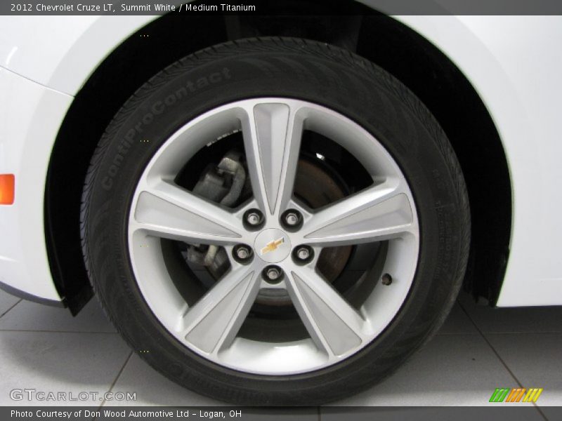 Summit White / Medium Titanium 2012 Chevrolet Cruze LT