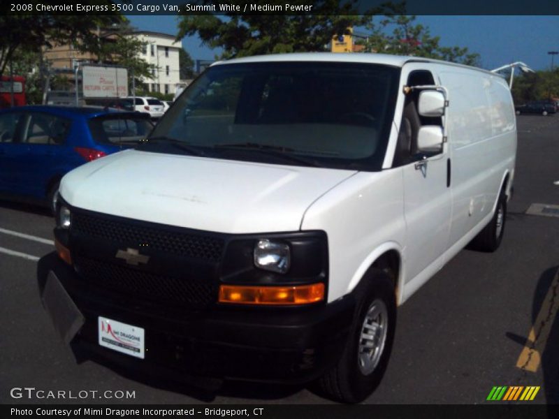 Summit White / Medium Pewter 2008 Chevrolet Express 3500 Cargo Van