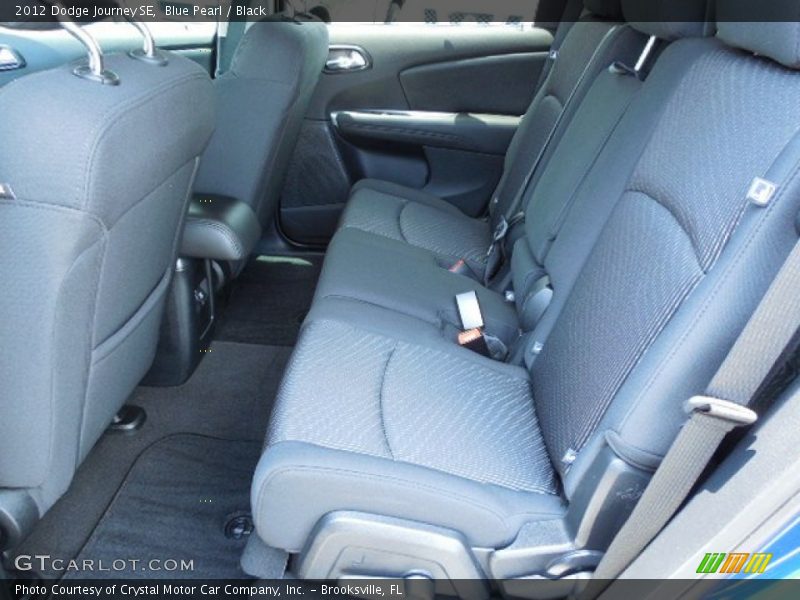Blue Pearl / Black 2012 Dodge Journey SE