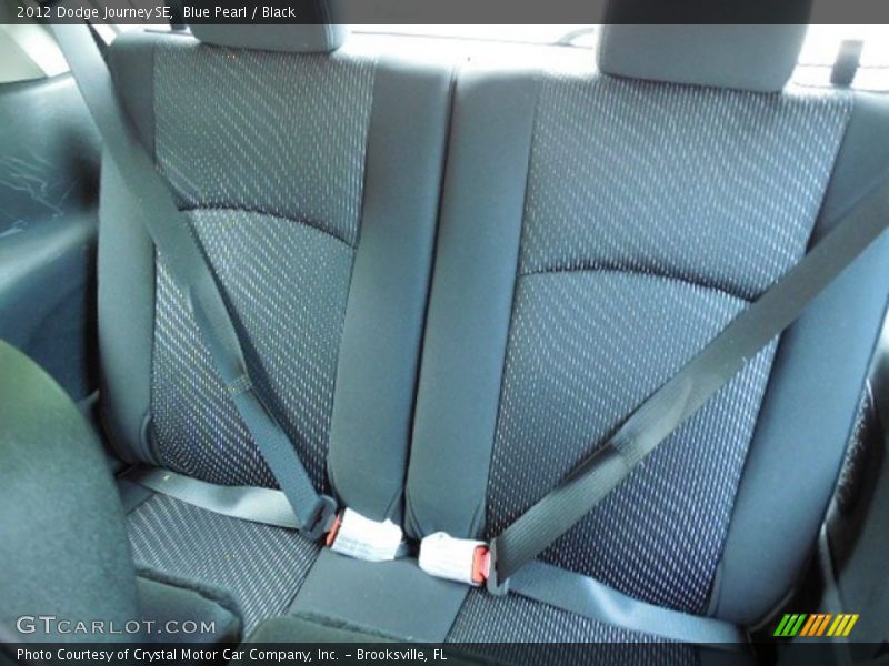 Blue Pearl / Black 2012 Dodge Journey SE