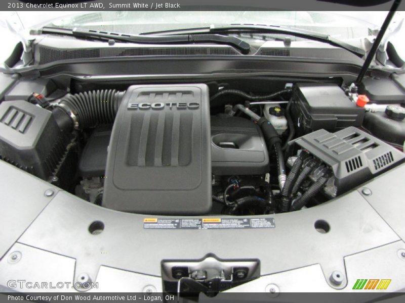 Summit White / Jet Black 2013 Chevrolet Equinox LT AWD