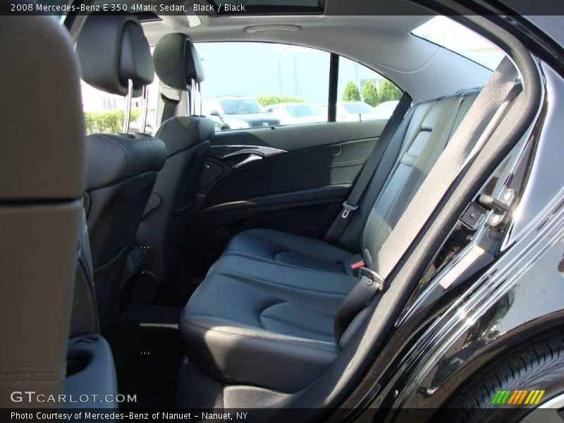 Black / Black 2008 Mercedes-Benz E 350 4Matic Sedan