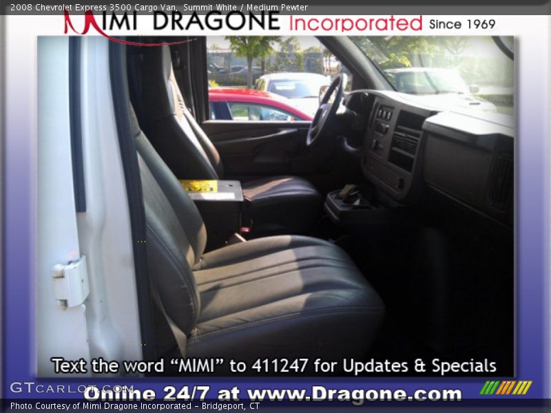 Summit White / Medium Pewter 2008 Chevrolet Express 3500 Cargo Van