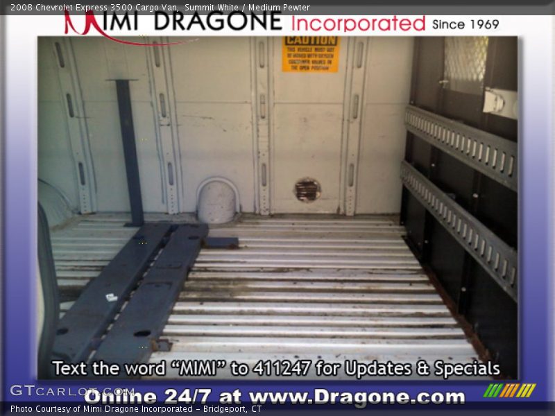 Summit White / Medium Pewter 2008 Chevrolet Express 3500 Cargo Van
