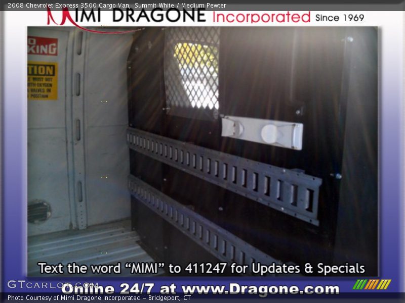 Summit White / Medium Pewter 2008 Chevrolet Express 3500 Cargo Van