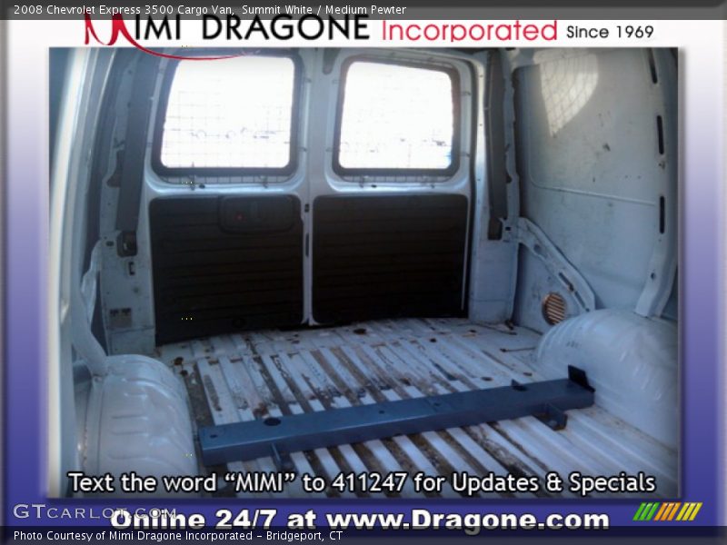 Summit White / Medium Pewter 2008 Chevrolet Express 3500 Cargo Van