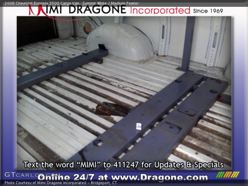 Summit White / Medium Pewter 2008 Chevrolet Express 3500 Cargo Van