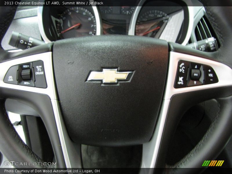 Summit White / Jet Black 2013 Chevrolet Equinox LT AWD