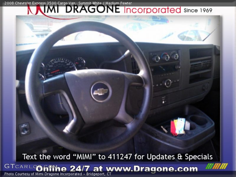 Summit White / Medium Pewter 2008 Chevrolet Express 3500 Cargo Van