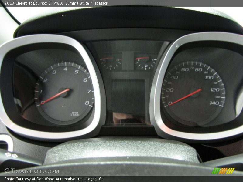 Summit White / Jet Black 2013 Chevrolet Equinox LT AWD