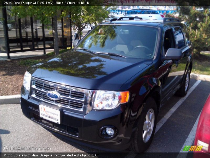 Black / Charcoal Black 2010 Ford Escape XLT V6 4WD