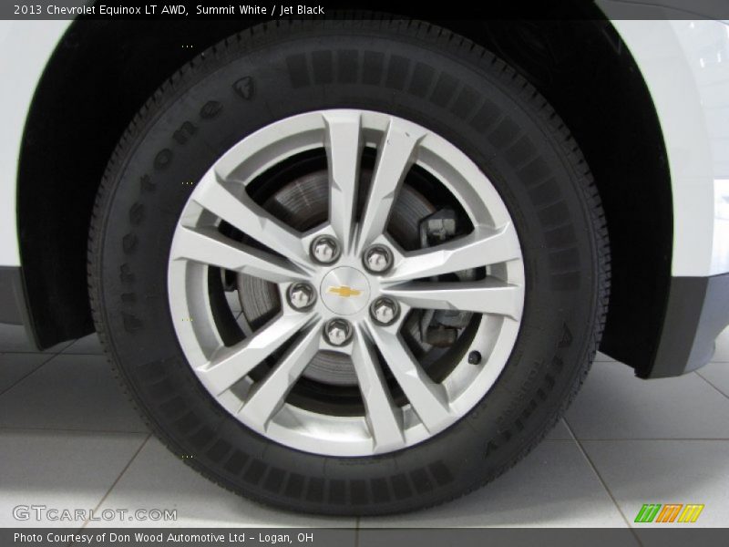 Summit White / Jet Black 2013 Chevrolet Equinox LT AWD