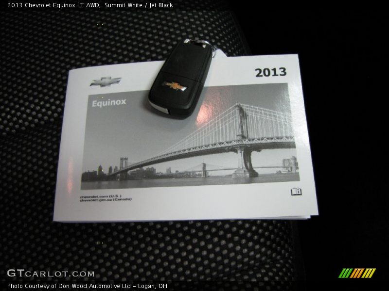 Summit White / Jet Black 2013 Chevrolet Equinox LT AWD