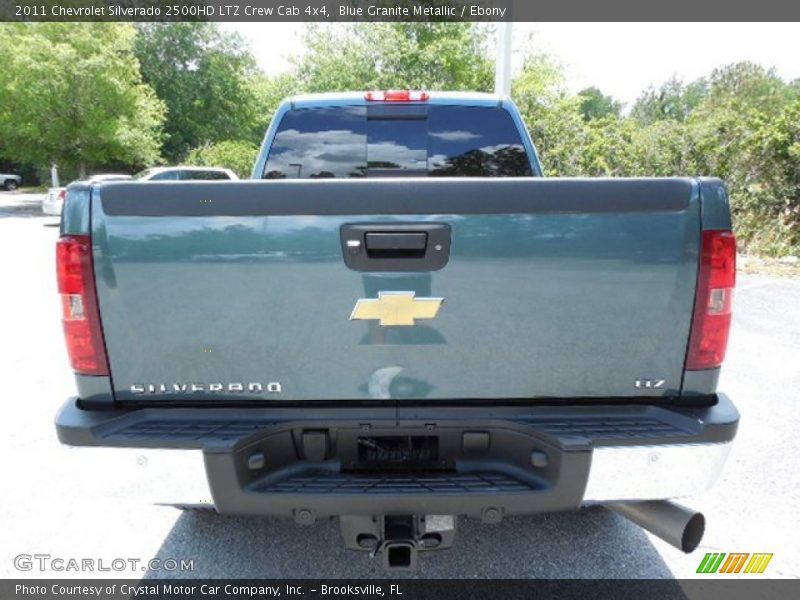 Blue Granite Metallic / Ebony 2011 Chevrolet Silverado 2500HD LTZ Crew Cab 4x4