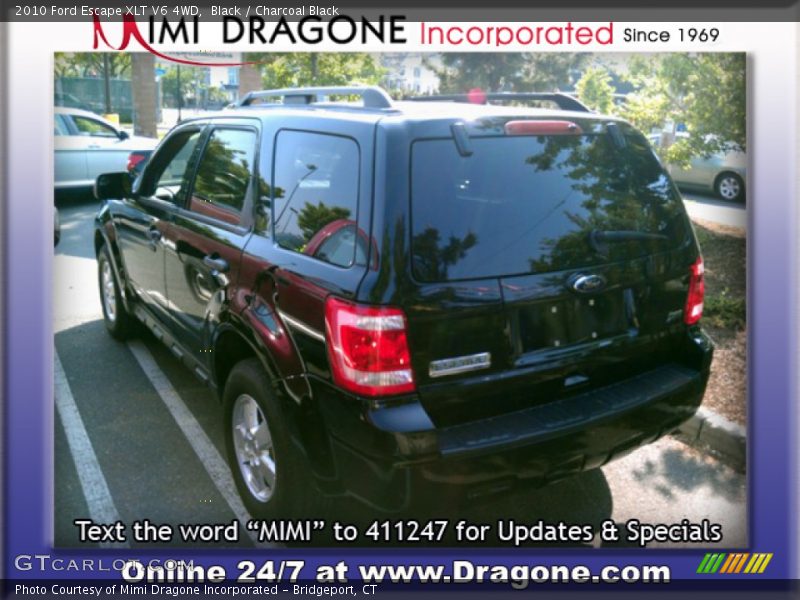 Black / Charcoal Black 2010 Ford Escape XLT V6 4WD