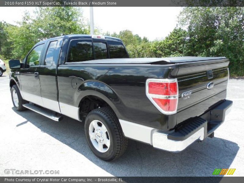 Tuxedo Black / Medium Stone 2010 Ford F150 XLT SuperCab