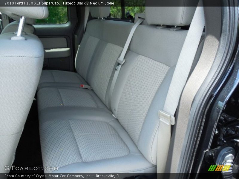 Tuxedo Black / Medium Stone 2010 Ford F150 XLT SuperCab