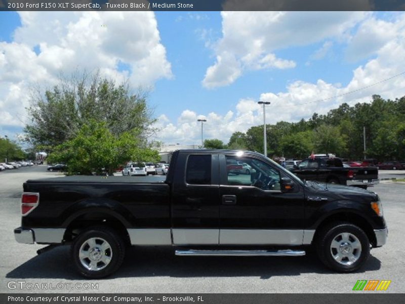 Tuxedo Black / Medium Stone 2010 Ford F150 XLT SuperCab
