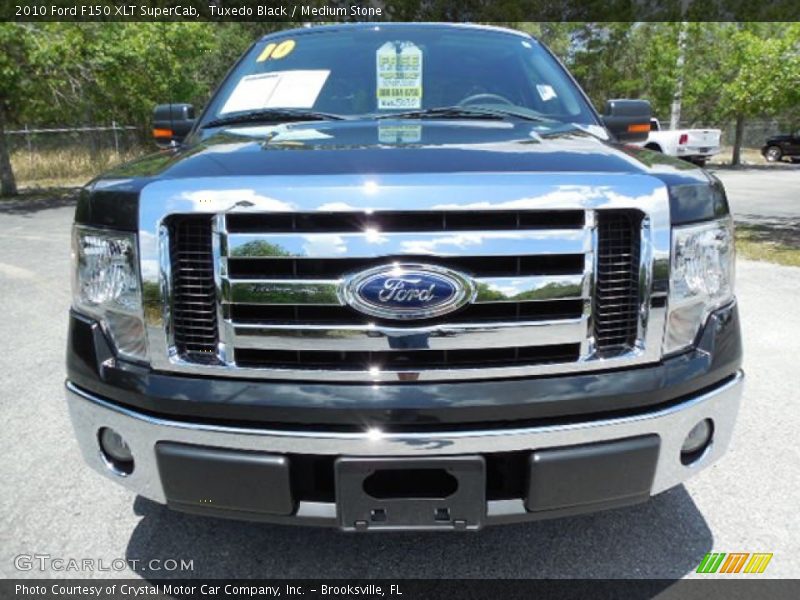 Tuxedo Black / Medium Stone 2010 Ford F150 XLT SuperCab