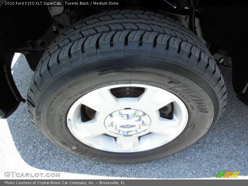 Tuxedo Black / Medium Stone 2010 Ford F150 XLT SuperCab