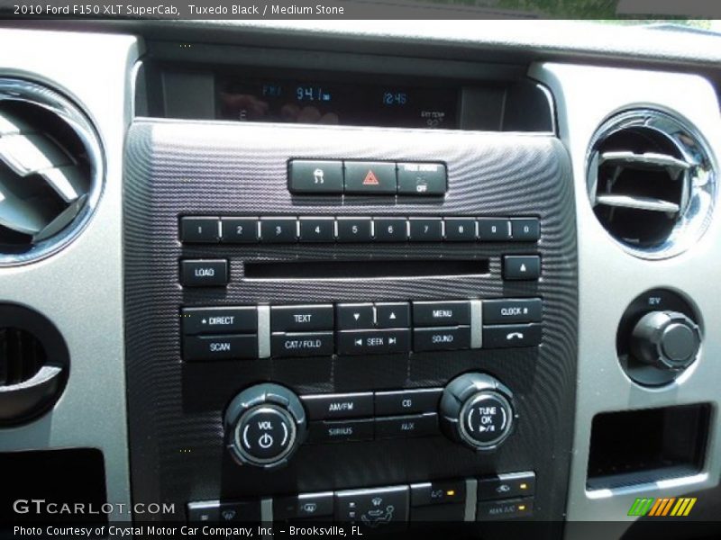 Tuxedo Black / Medium Stone 2010 Ford F150 XLT SuperCab