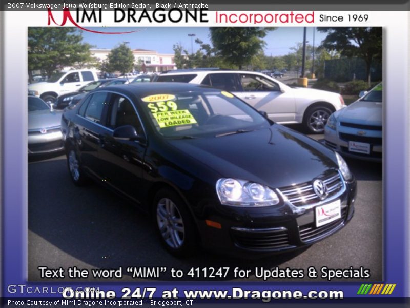 Black / Anthracite 2007 Volkswagen Jetta Wolfsburg Edition Sedan