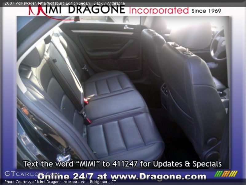 Black / Anthracite 2007 Volkswagen Jetta Wolfsburg Edition Sedan