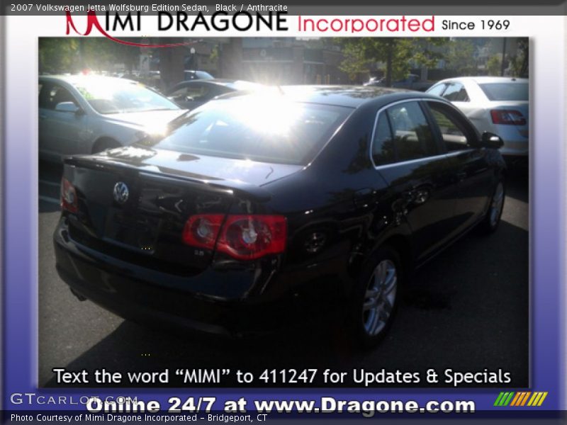 Black / Anthracite 2007 Volkswagen Jetta Wolfsburg Edition Sedan