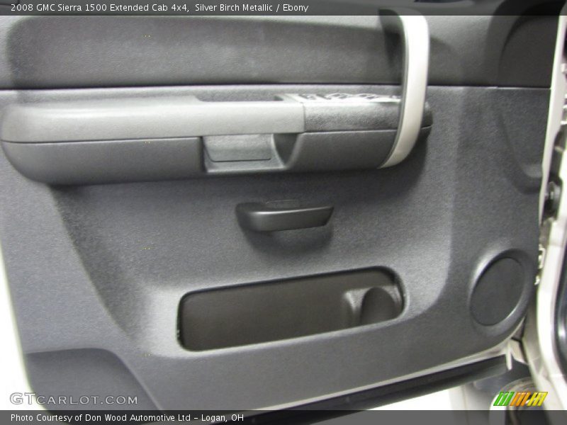 Silver Birch Metallic / Ebony 2008 GMC Sierra 1500 Extended Cab 4x4