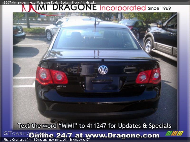 Black / Anthracite 2007 Volkswagen Jetta Wolfsburg Edition Sedan