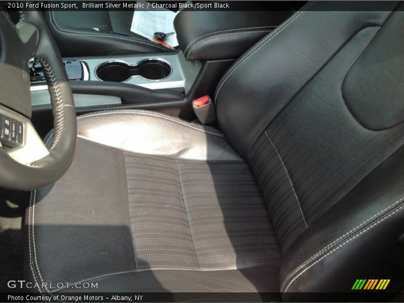 Brilliant Silver Metallic / Charcoal Black/Sport Black 2010 Ford Fusion Sport