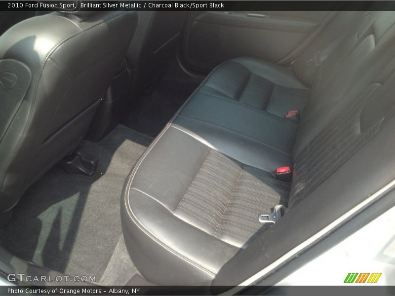 Brilliant Silver Metallic / Charcoal Black/Sport Black 2010 Ford Fusion Sport