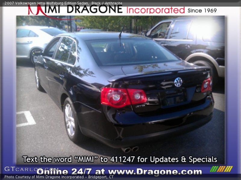 Black / Anthracite 2007 Volkswagen Jetta Wolfsburg Edition Sedan