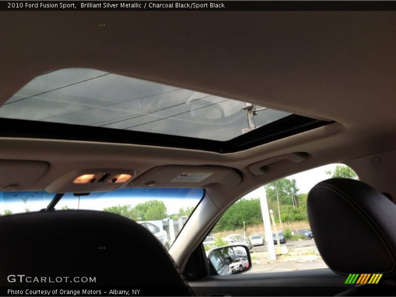 Brilliant Silver Metallic / Charcoal Black/Sport Black 2010 Ford Fusion Sport