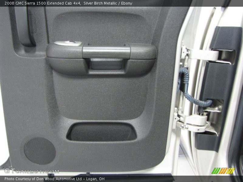 Silver Birch Metallic / Ebony 2008 GMC Sierra 1500 Extended Cab 4x4