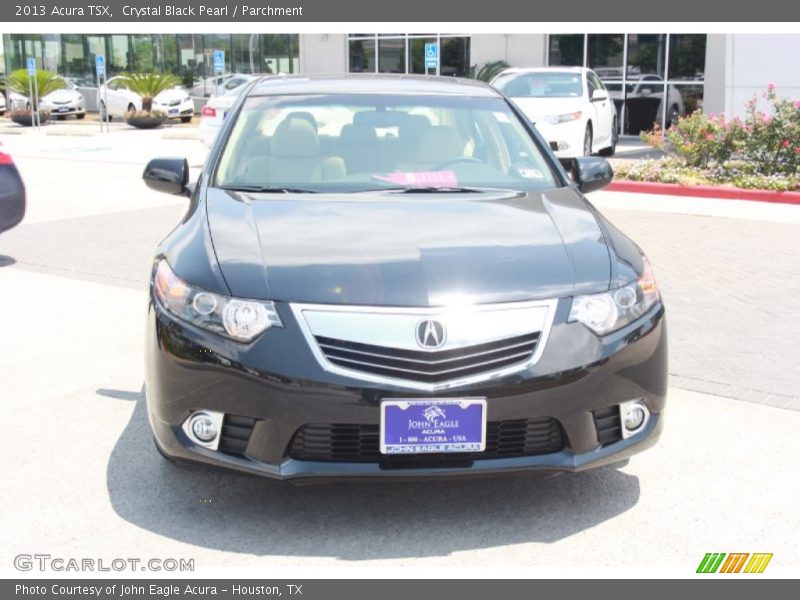 Crystal Black Pearl / Parchment 2013 Acura TSX