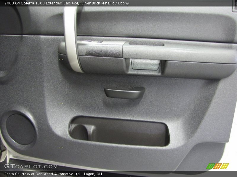 Silver Birch Metallic / Ebony 2008 GMC Sierra 1500 Extended Cab 4x4