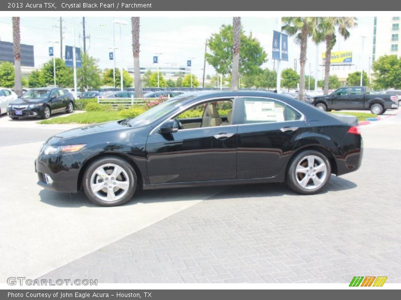 Crystal Black Pearl / Parchment 2013 Acura TSX